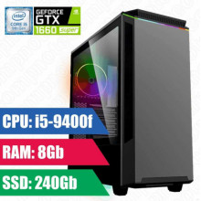 Oyun komputeri GAMEMAX Paladin i5-9400f-8GB,240SSD,GTX1660 Super 6GB